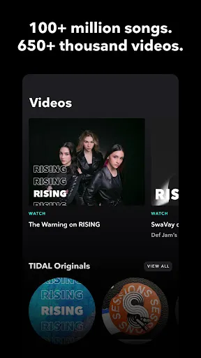Ảnh chụp màn hình của TIDAL Music: HiFi, Playlists