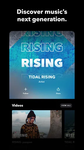 Ảnh chụp màn hình của TIDAL Music: HiFi, Playlists