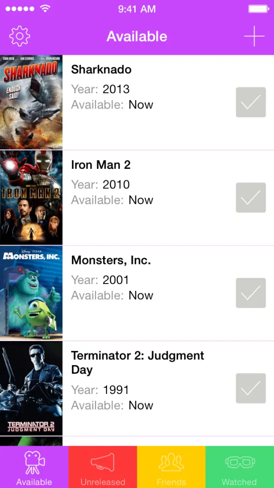 Movie Bucket Screenshots