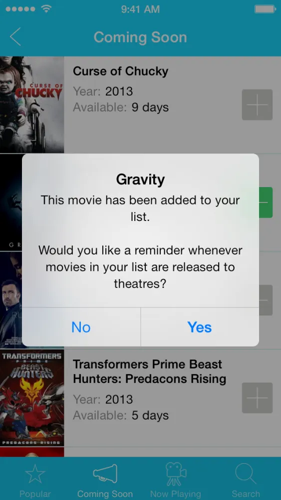 Movie Bucket Screenshots