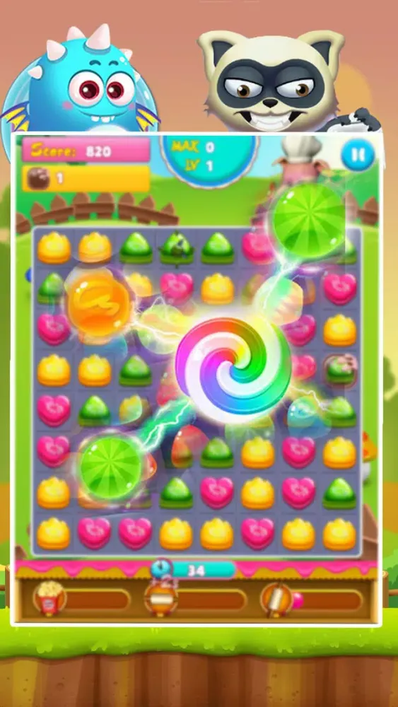 Tangkapan layar Sweet Cookies Wonderland - Match 3 Cookies