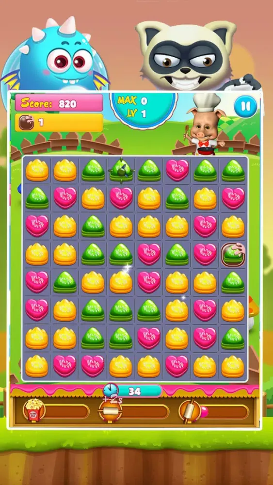 Tangkapan layar Sweet Cookies Wonderland - Match 3 Cookies
