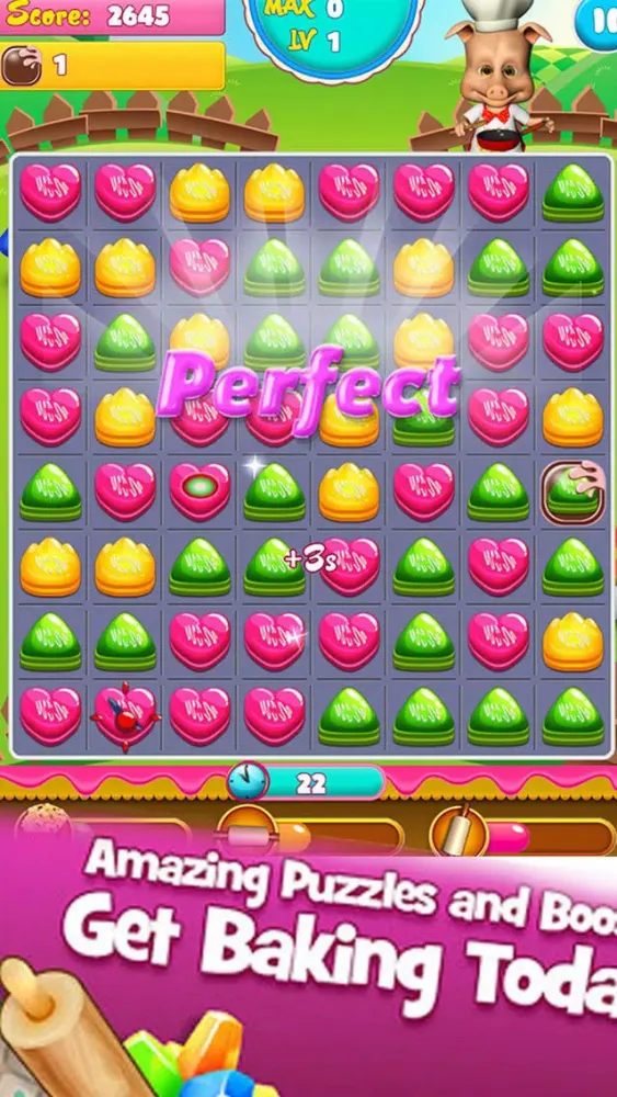 Capturas de tela do Macaron Cookie Link