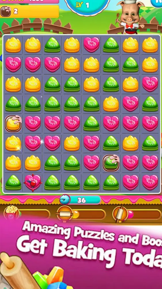 Capturas de tela do Macaron Cookie Link