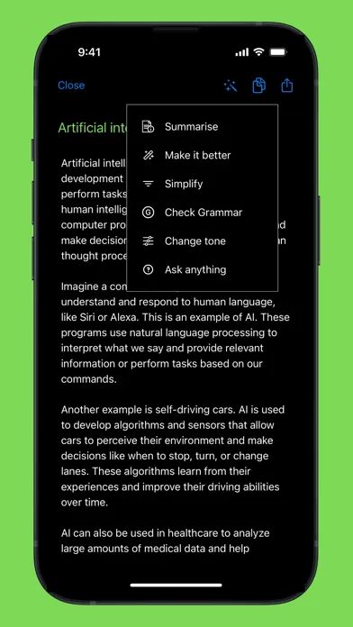 Captures d'écran de Easy Write - Writing Assistant