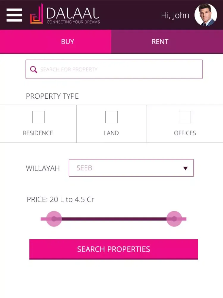 Dalaal - Property Expert iPad  스크린샷