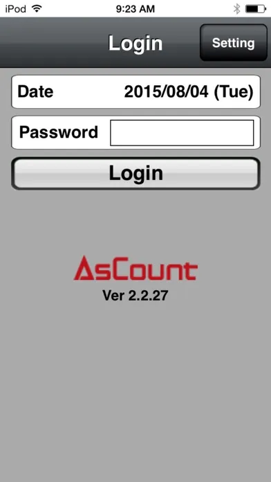 AsCount Ekran Görüntüleri