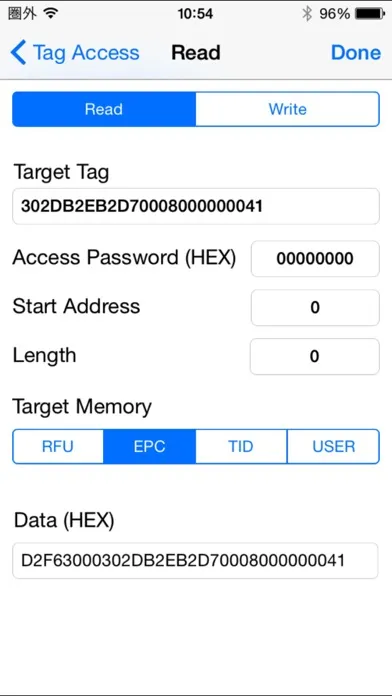 Captures d'écran de RFID AsReader Dock
