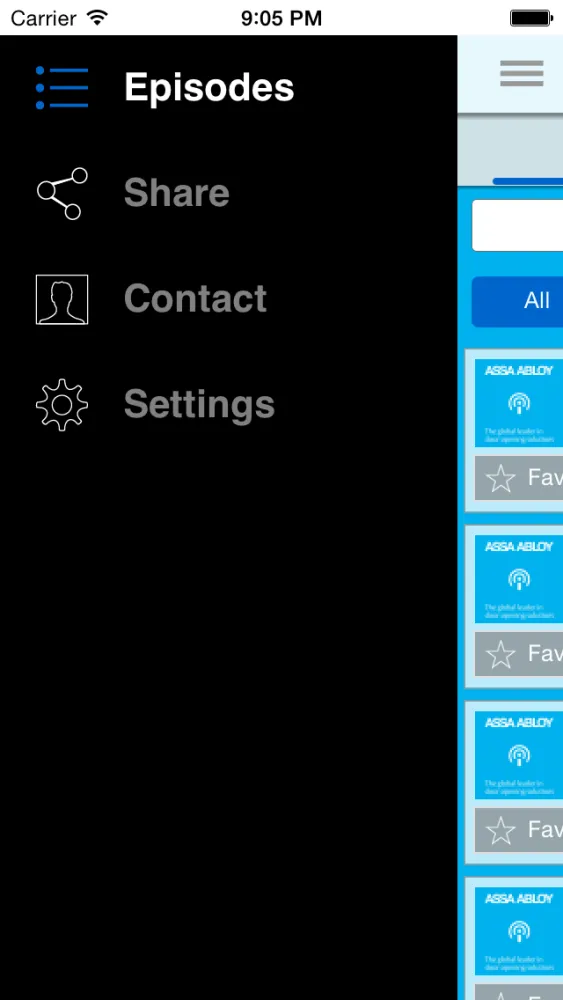 Screenshot di ASSA ABLOY AUDIO RESOURCE