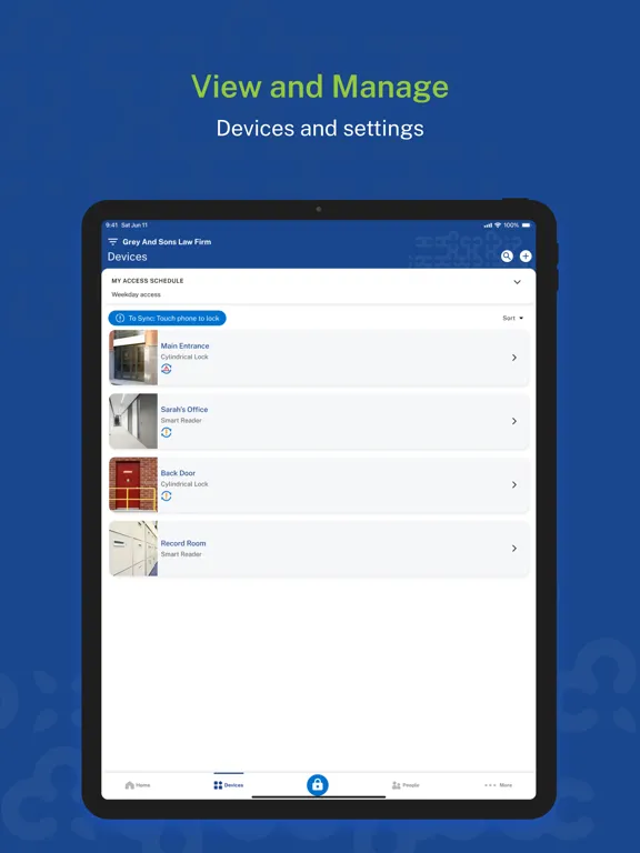 Centrios iPad  سکرین شاٹس