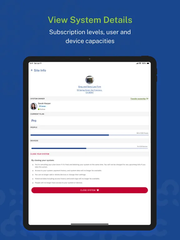 Centrios iPad  سکرین شاٹس