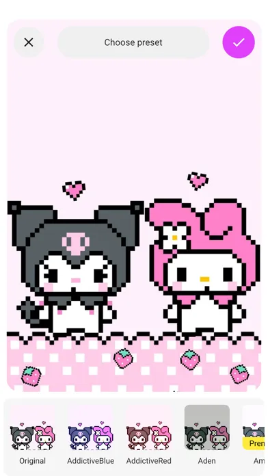 Tangkapan skrin Art kuromi & melody wallpapers