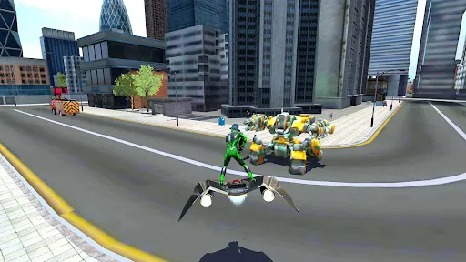 Rope Frog Ninja Hero Car Vegas Screenshots