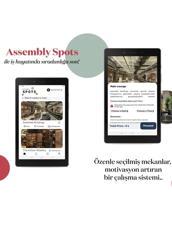 ภาพหน้าจอของ Assembly Spots iPad 