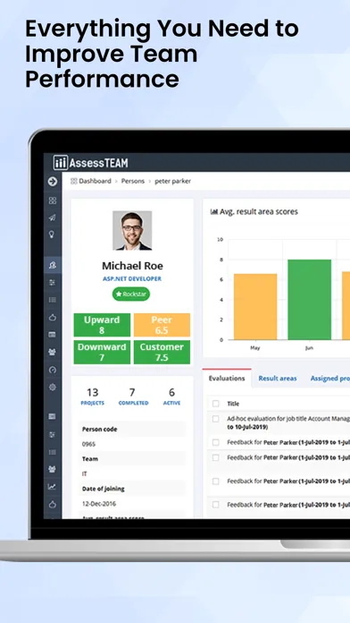 Screenshot di AssessTEAM - Performance Mgmt