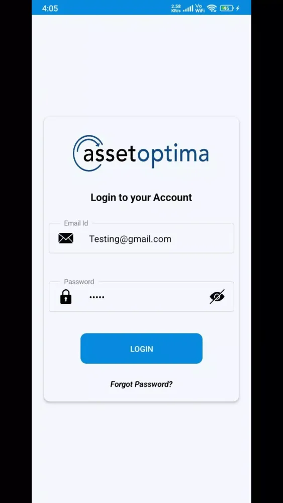 AssetOptima Ekran Görüntüleri