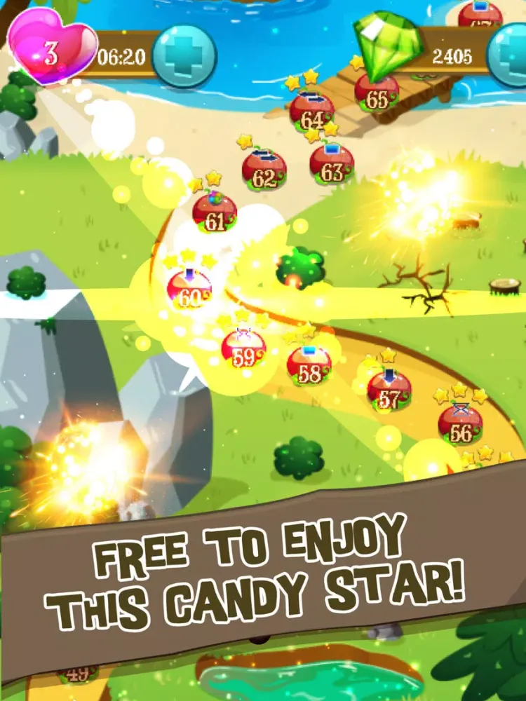 Capturas de pantalla de Mirage Candy Dash : Island Journey Adventure Game HD iPad 