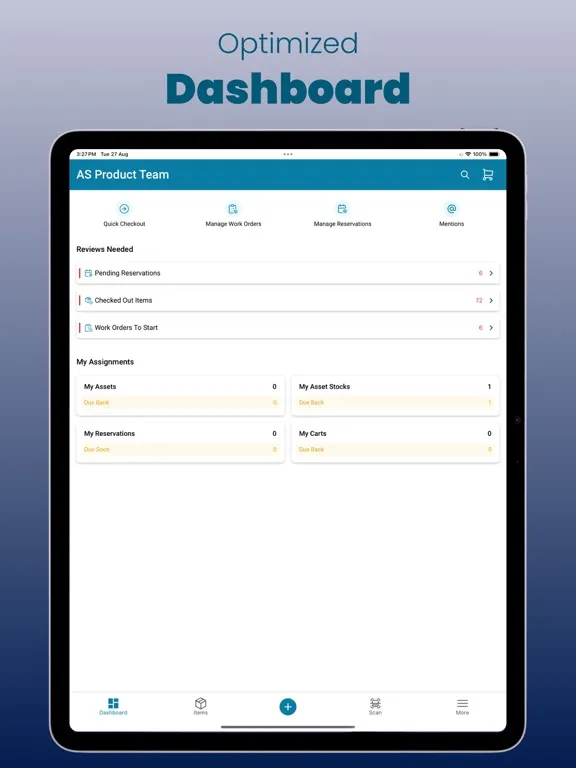 AssetSonar ITAM iPad 應用截圖