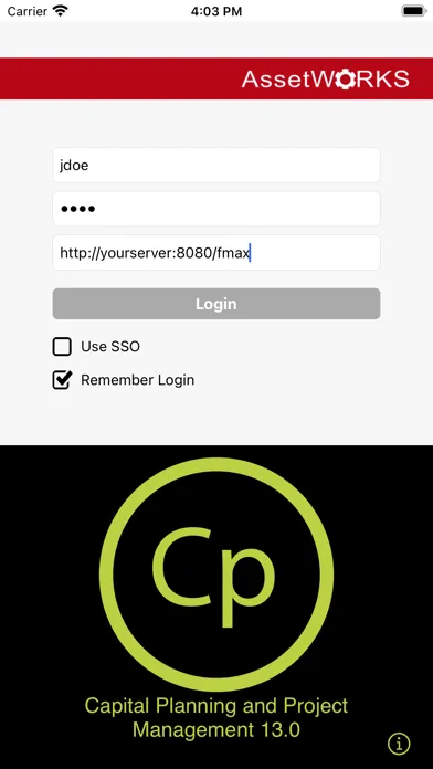 Screenshot di Go 13.0 CPPM
