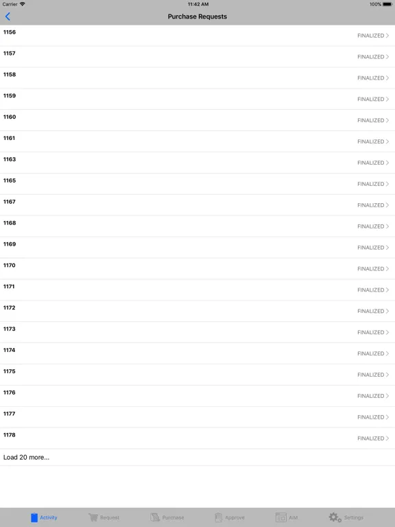 Capturas de tela do Go 13.0 Purchasing iPad 