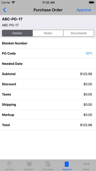 Capturas de tela do Go 13.0 Purchasing