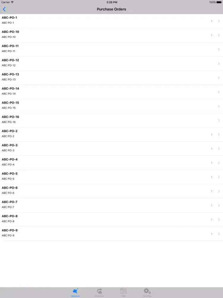 Screenshot di AiM FiRE Receiving 8.6 iPad 