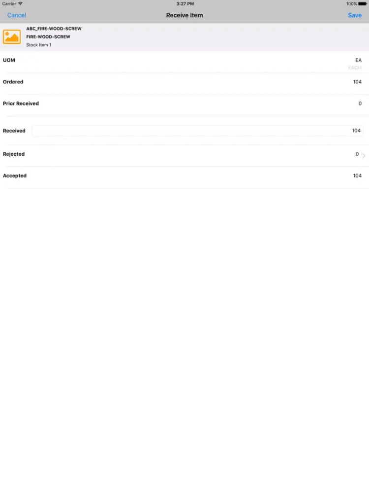 Screenshot di AiM FiRE Receiving 8.6 iPad 