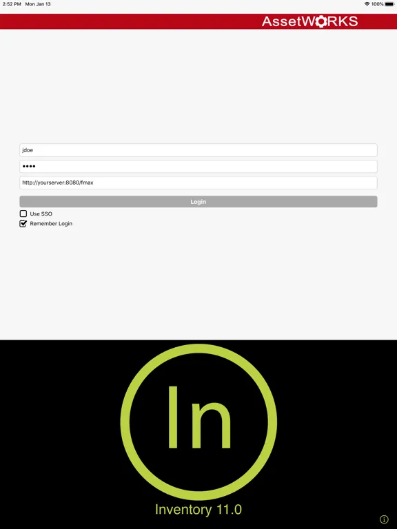 Tangkapan layar Go 11.0 Inventory Management iPad 