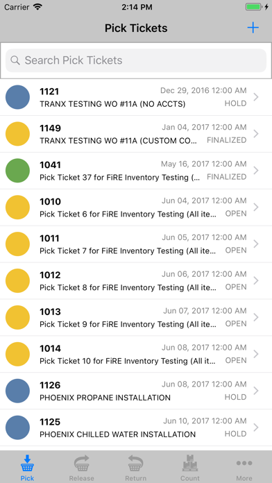 Go 13.0 Inventory Management 스크린샷