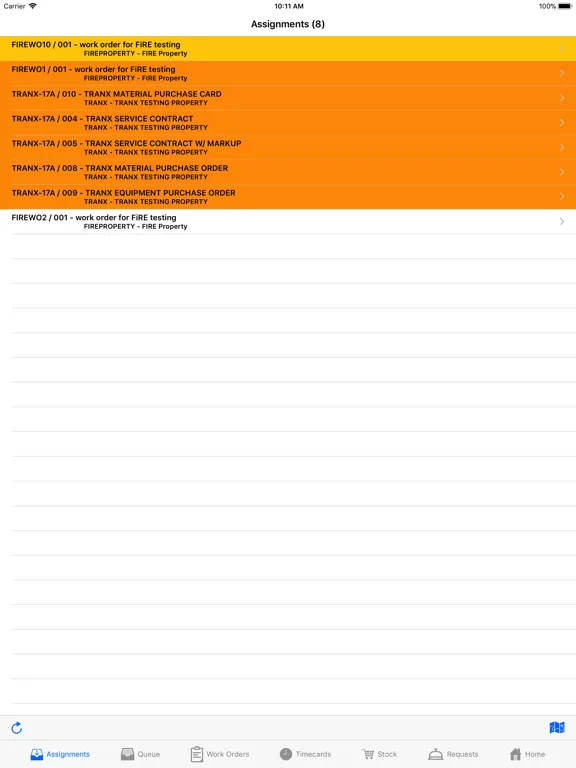 Capturas de pantalla de Go 10.1 Work Management iPad 
