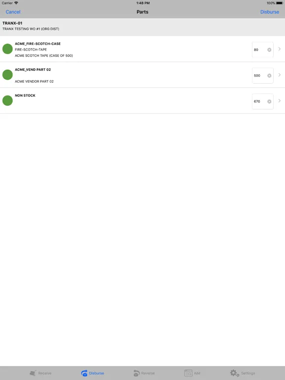 Go 13.0 Receiving iPad  স্ক্রিনশট