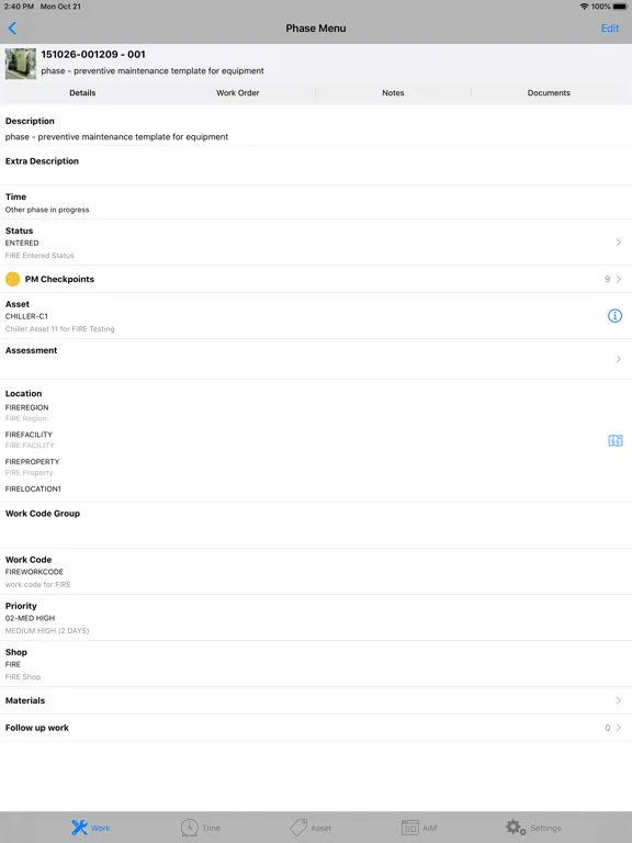 Go 12.0 Work Management iPad  Screenshots