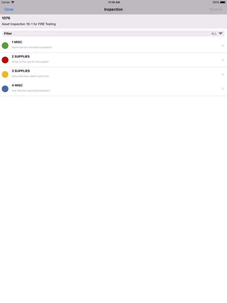Zrzuty ekranu FiRE 9.2 Asset Management iPad 