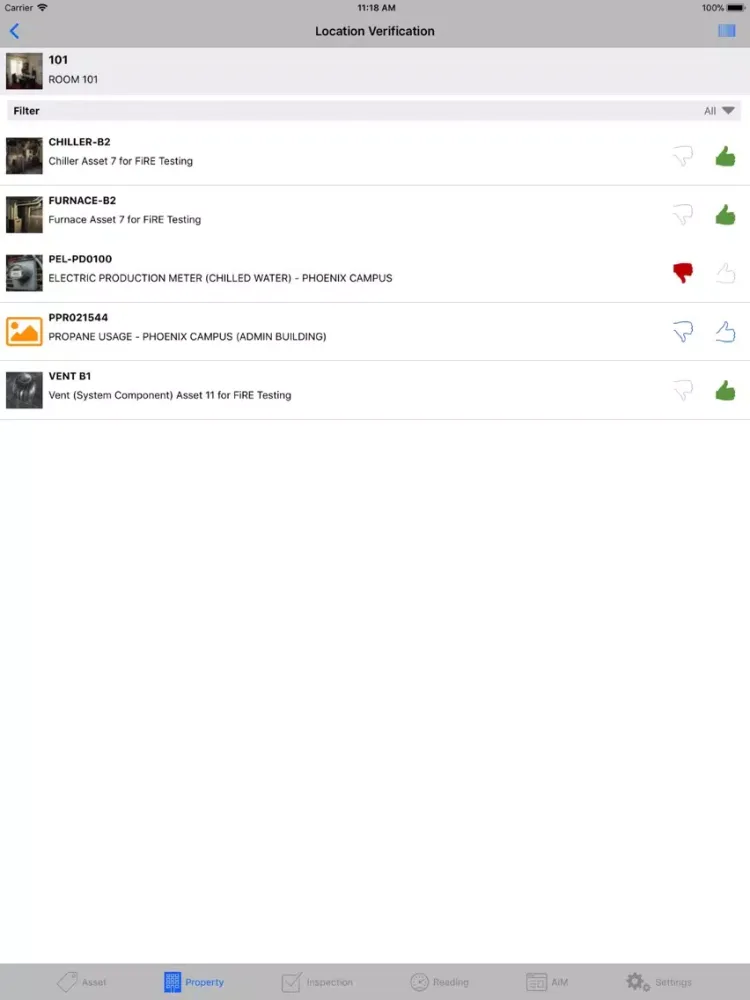 Capturas de tela do FiRE 9.3 Asset Management iPad 