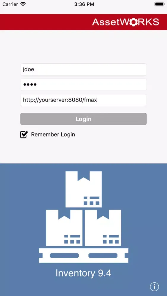 ภาพหน้าจอของ Go 9.4 Inventory Management