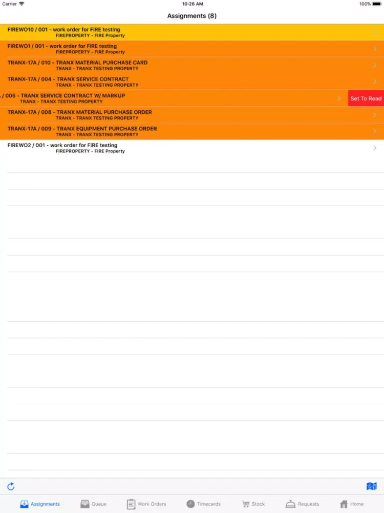 Go 9.4 Work Management iPad  Ekran Görüntüleri