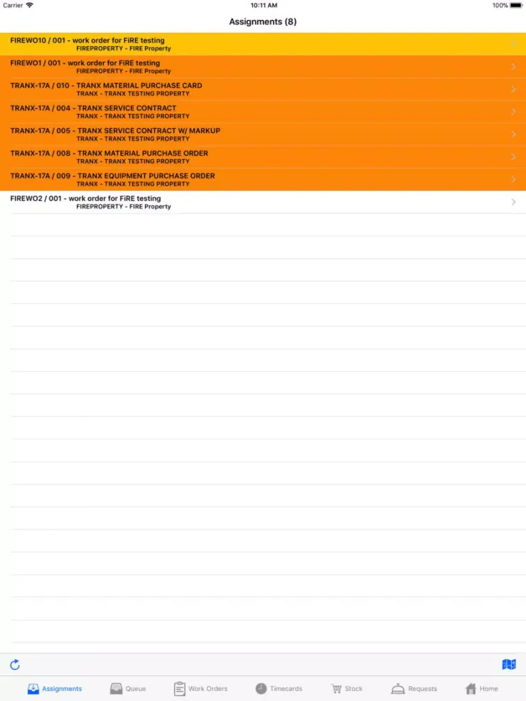 Capturas de pantalla de Go 9.5 Work Management iPad 