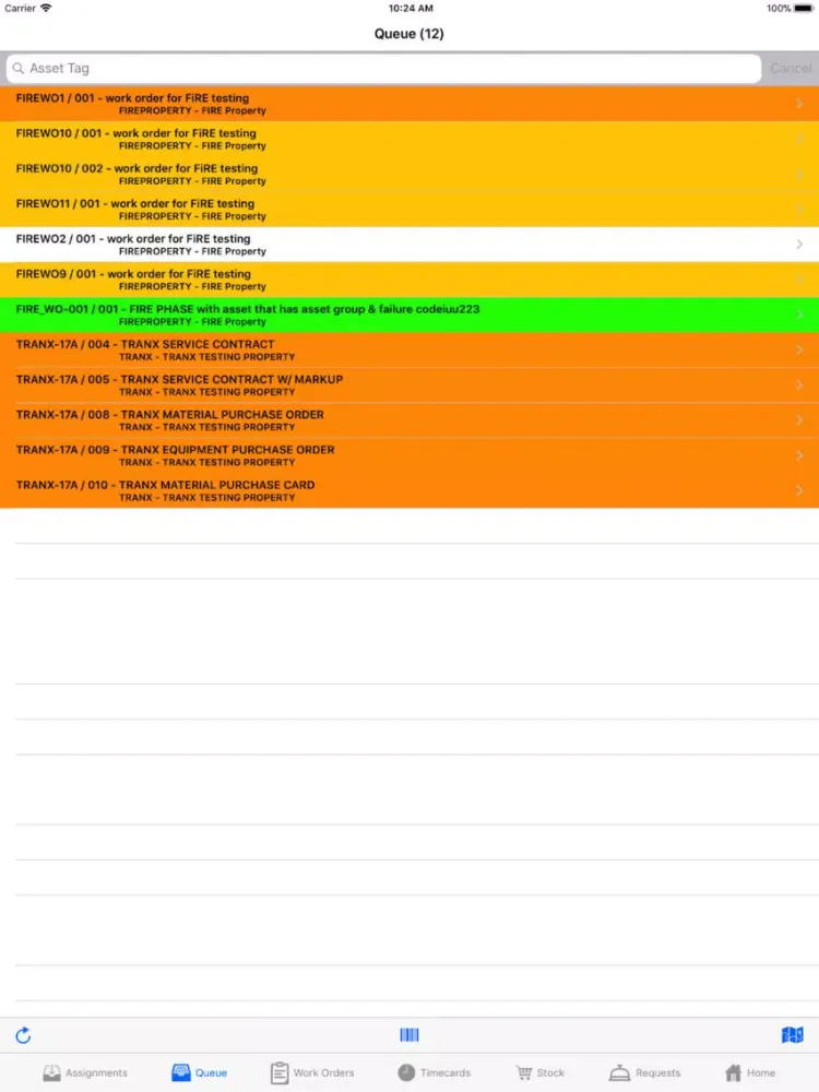 Capturas de pantalla de Go 9.5 Work Management iPad 