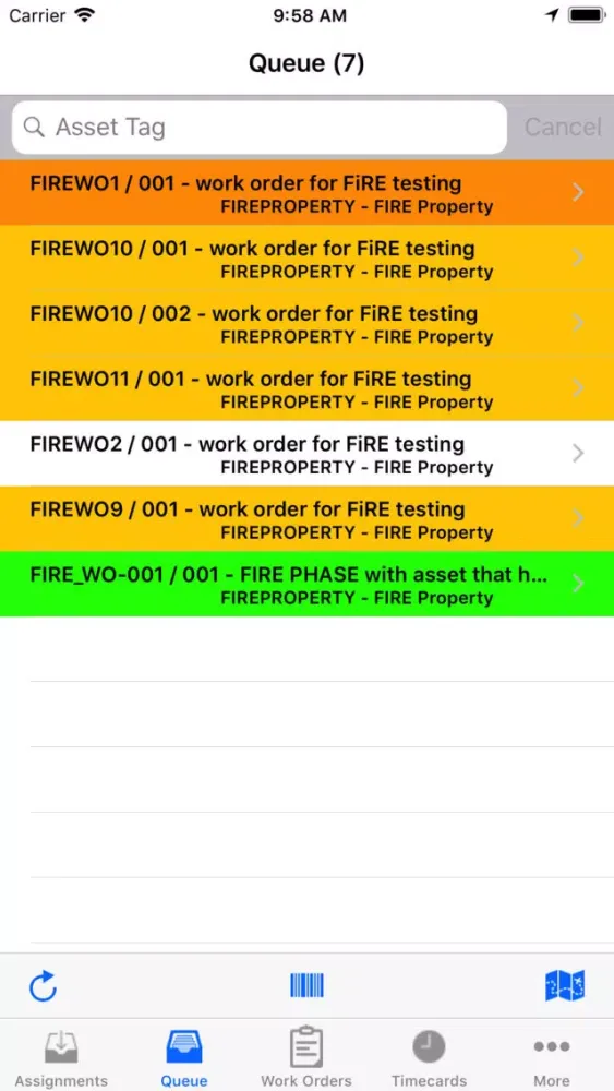 Capturas de pantalla de Go 9.5 Work Management