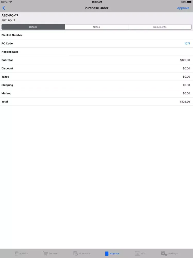 Capturas de tela do Go 10.0 Purchasing iPad 