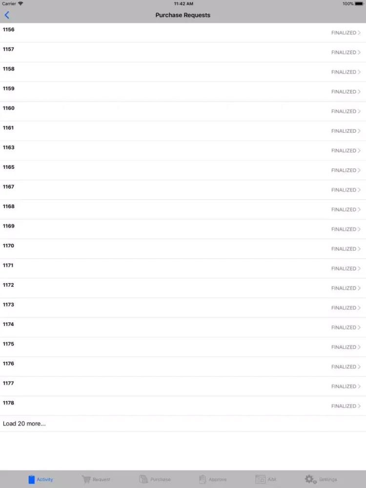 Capturas de tela do Go 10.0 Purchasing iPad 