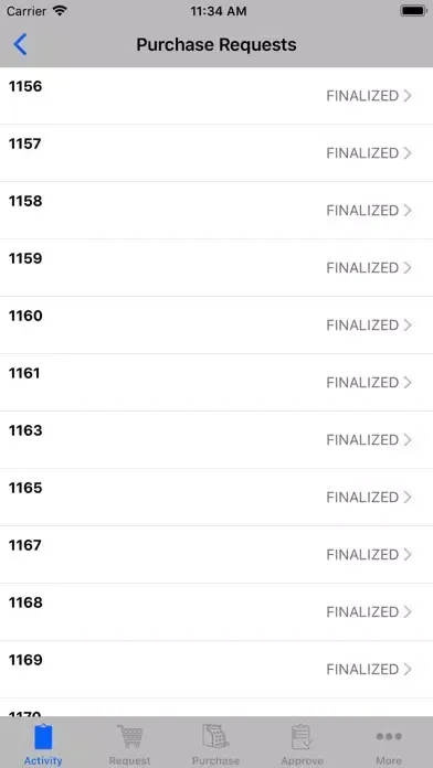 Go 11.0 Purchasing Screenshots