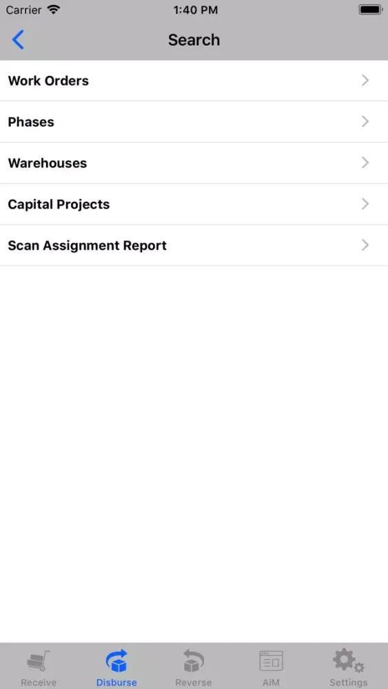 ภาพหน้าจอของ Go 10.0 Receiving