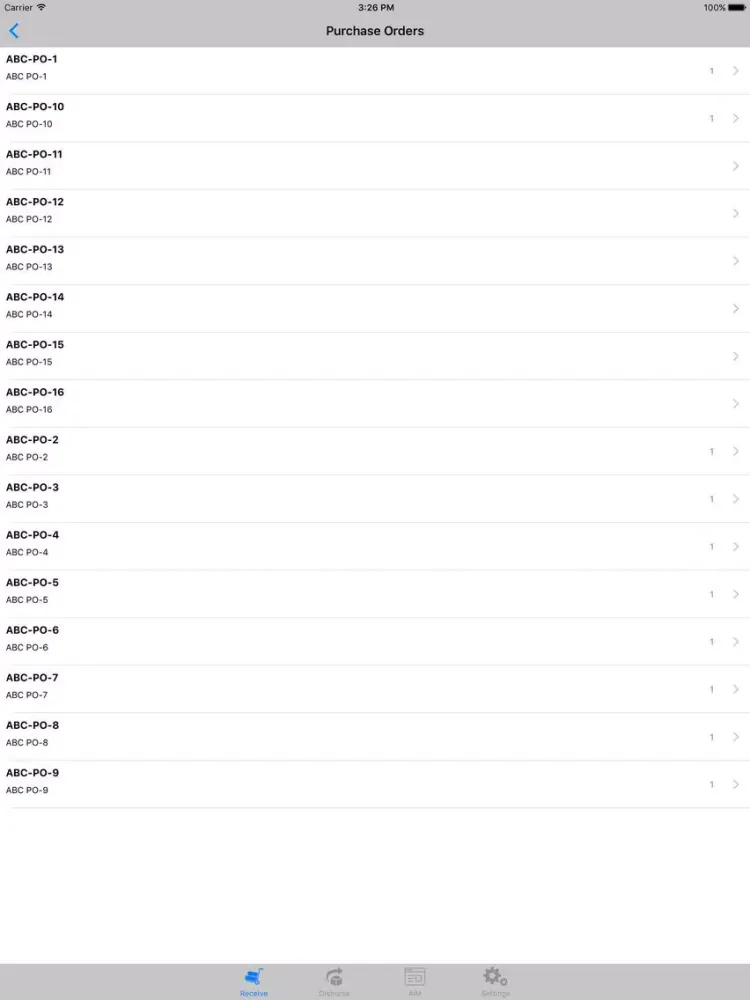 FiRE 9.1 Receiving iPad  Screenshots