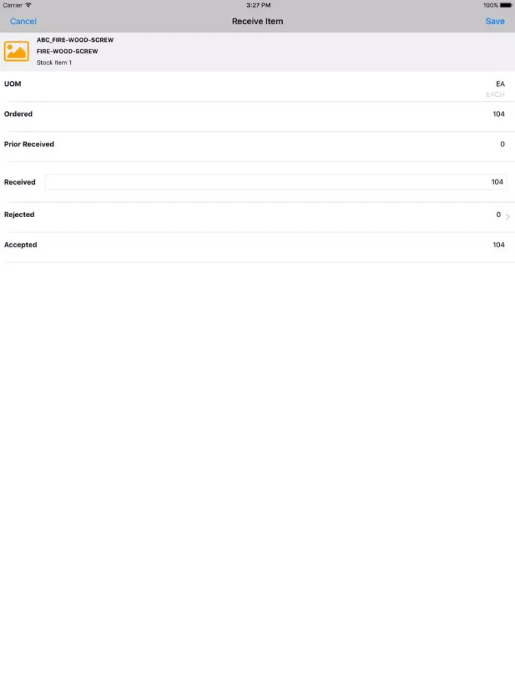 FiRE 9.1 Receiving iPad  Screenshots