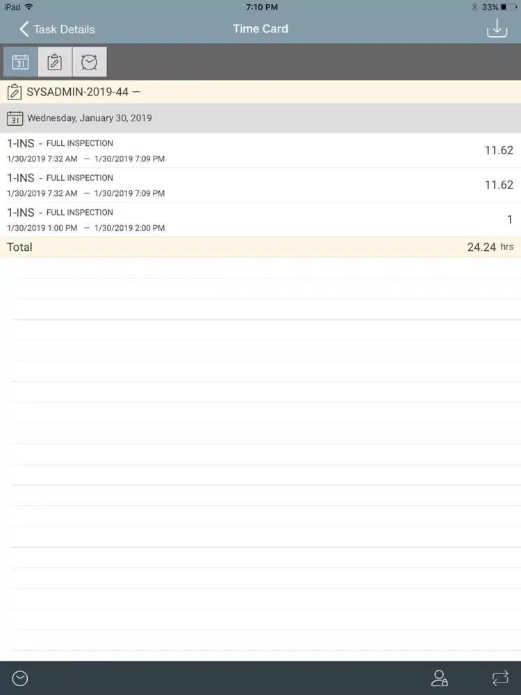 MobileFocus EAM Connect 20.0 iPad  سکرین شاٹس