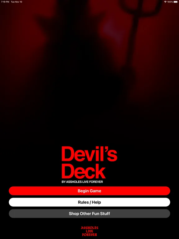 Devil's Deck iPad 应用截图