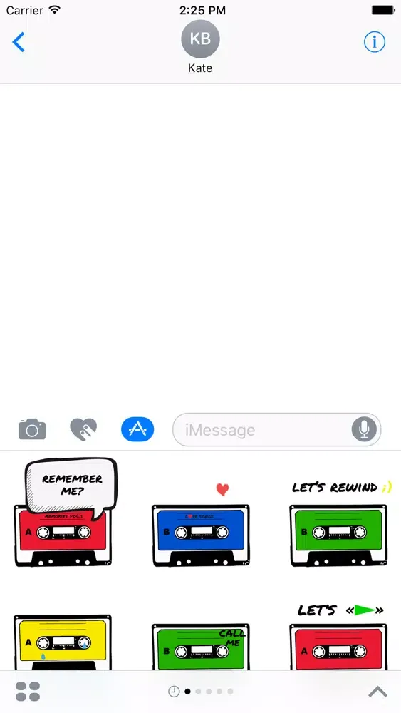 Funny Cassette - Stickers for iMessage স্ক্রিনশট