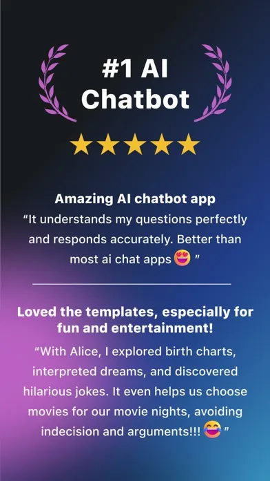 AI Chat: AliceAI Companion Ekran Görüntüleri