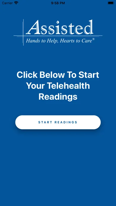 Zrzuty ekranu Assisted Telehealth